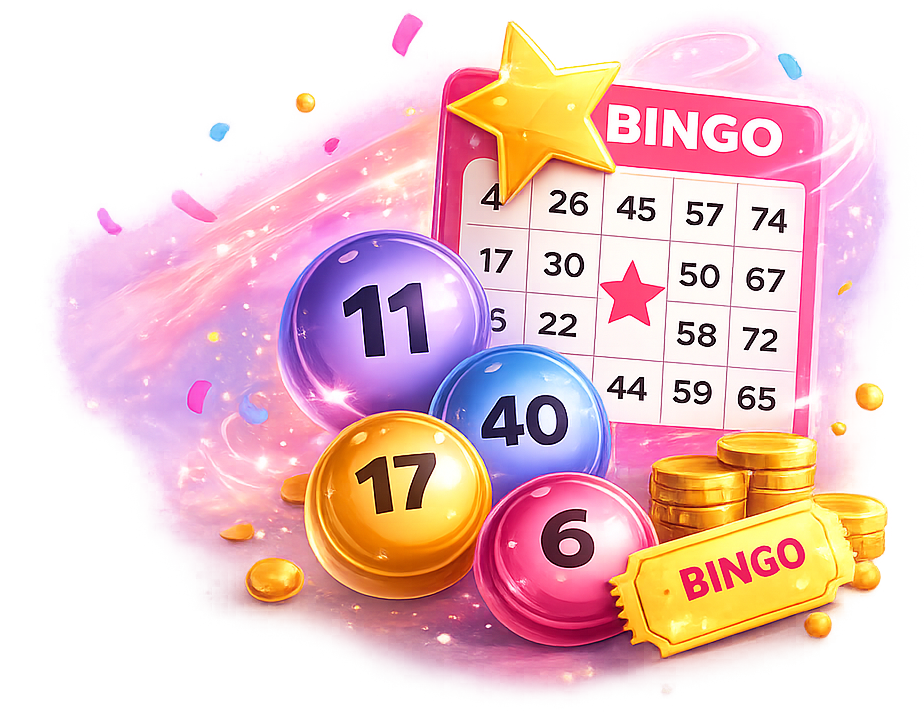 Kleurrijke bingo-illustratie voor bingoplein.nl